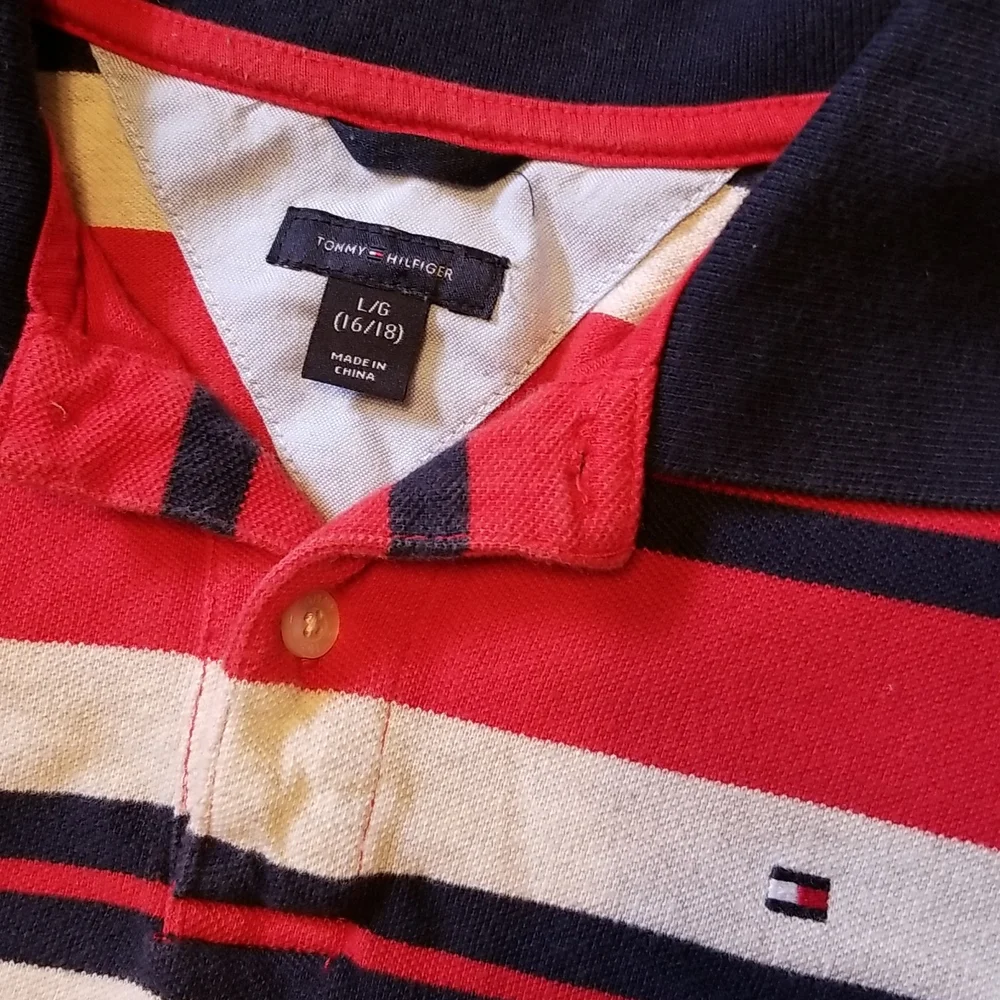 Bundle of Boy's Long Sleeve Shirts, Size Large - Picture 3 of 13
